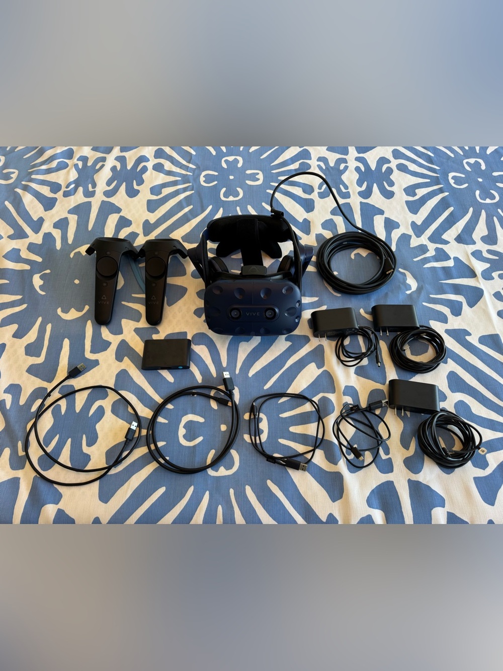HTC Vive Pro VR Headset Bundle – Lightly Used (No Base Stations)